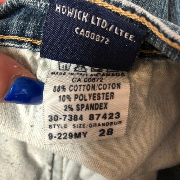 Ikeda 700 Series Denim High Rise Straight Leg Medium Wash Jeans Size 28 - Picture 8 of 12